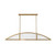 Savoy House Legacy Four Light Linear Chandelier in Warm Brass - 1-6219-4-322