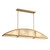 Savoy House Legacy Four Light Linear Chandelier in Warm Brass - 1-6219-4-322