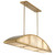 Savoy House Legacy Four Light Linear Chandelier in Warm Brass - 1-6219-4-322