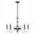 Savoy House Aragon Five Light Chandelier in Mediterranean Bronze - 1-4277-5-15