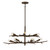 Savoy House Palisades 12 Light Chandelier in Bark - 1-5398-12-105