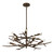 Savoy House Palisades 12 Light Chandelier in Bark - 1-5398-12-105