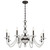 Savoy House Aragon Eight Light Chandelier in Mediterranean Bronze - 1-4278-8-15