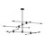 Savoy House Lyrique 12 Light Chandelier in Matte Black - 1-7001-12-89