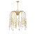 Savoy House Anholt Eight Light Chandelier in Noble Brass - 1-6688-8-127