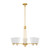 Savoy House Kohlman Five Light Chandelier in Warm Brass - 1-7265-5-322