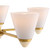 Savoy House Kohlman Five Light Chandelier in Warm Brass - 1-7265-5-322