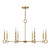 Savoy House Noah Eight Light Chandelier in Gold Armory - 1-6847-8-93 Savoy House Noah Eight Light Chandelier in Gold Armory - 1-6847-8-93
