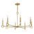 Savoy House Noah Eight Light Chandelier in Gold Armory - 1-6847-8-93 Savoy House Noah Eight Light Chandelier in Gold Armory - 1-6847-8-93