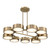 Savoy House Talamanca LED Chandelier in Noble Brass - 1-7508-9-127