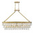 Savoy House Windham Eight Light Linear Chandelier in Warm Brass - 1-8702-8-322