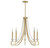 Savoy House Helen Five Light Chandelier in Warm Brass - 1-8803-5-322