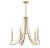Savoy House Helen Five Light Chandelier in Warm Brass - 1-8803-5-322