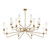 Savoy House Baker 16 Light Chandelier in Warm Brass - 1-8862-16-322