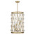 Savoy House Bailey Six Light Pendant in Warm Brass - 3-8412-6-322
