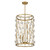 Savoy House Bailey Six Light Pendant in Warm Brass - 3-8412-6-322
