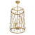 Savoy House Bailey Six Light Pendant in Warm Brass - 3-8412-6-322