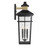 Savoy House Kingsley Three Light Outdoor Wall Lantern in Matte Black with Warm Brass - 5-715-143