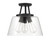 Savoy House Calhoun Three Light Semi-Flush Mount in Matte Black - 6-1024-3-89