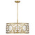 Savoy House Balfour Five Light Convertible Semi-Flush /Pendant in Warm Brass - 6-5065-5-322