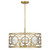 Savoy House Balfour Five Light Convertible Semi-Flush /Pendant in Warm Brass - 6-5065-5-322