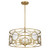 Savoy House Balfour Five Light Convertible Semi-Flush /Pendant in Warm Brass - 6-5065-5-322
