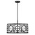 Savoy House Balfour Five Light Convertible Semi-Flush /Pendant in Matte Black - 6-5065-5-89