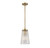 Savoy House Chantilly One Light Pendant in Warm Brass - 7-1742-1-322