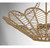 Savoy House Cyperas Five Light Pendant in Warm Brass and Rope - 7-1825-5-320