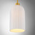 Savoy House Isla Blanca One Light Pendant in Warm Brass - 7-3171-1-322