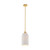 Savoy House Isla Blanca One Light Pendant in Warm Brass - 7-3171-1-322