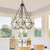 Savoy House Tartan Five Light Pendant in Oiled Burnished Bronze - 7-9009-5-28