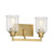 Savoy House Hampton Two Light Bath Bar in Warm Brass - 8-1972-2-322