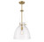 Savoy House Foster One Light Pendant in Warm Brass - 7-7006-1-322