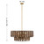 Savoy House Silencio Seven Light Pendant in Riviera Brass - 7-9284-7-220 Savoy House Silencio Seven Light Pendant in Riviera Brass - 7-9284-7-220