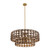 Savoy House Silencio Seven Light Pendant in Riviera Brass - 7-9284-7-220 Savoy House Silencio Seven Light Pendant in Riviera Brass - 7-9284-7-220
