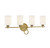 Savoy House Woodbury Four Light Bath Bar in Warm Brass - 8-530-4-322