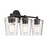 Savoy House Ballas Three Light Bathroom Vanity in Matte Black - 8-5606-3-BK