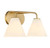Savoy House Blair Two Light Bathroom Vanity in Warm Brass - 8-2988-2-322