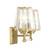 Savoy House Garnet Two Light Bathroom Vanity in Warm Brass - 8-6001-2-322
