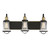 Savoy House Lansing Three Light Bath Bar in English Bronze and Warm Brass - 8-1780-3-79