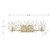 Savoy House Orianna Three Light Bathroom Vanity in Noble Brass - 8-4075-3-127