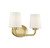 Savoy House Capra Two Light Bath Bar in Warm Brass - 8-4090-2-322