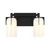 Savoy House Caldwell Two Light Bathroom Vanity in Matte Black - 8-4128-2-BK