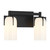 Savoy House Caldwell Two Light Bathroom Vanity in Matte Black - 8-4128-2-BK