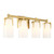 Savoy House Caldwell Four Light Bathroom Vanity in Warm Brass - 8-4128-4-322
