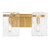 Savoy House Genry Two Light Bathroom Vanity in Warm Brass - 8-8204-2-322