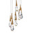 Schonbek Beyond Hibiscus LED Pendant in Aged Brass - BPD21209-AB