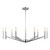 Visual Comfort Studio Vector Nine Light Chandelier in Chrome - 3124309-05