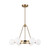 Visual Comfort Studio Clybourn Six Light Chandelier in Satin Brass - 3161606-848